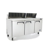 Atosa 3 DOOR SANDWICH PREP TABLE FRIDGE1846 MM MSF8304
