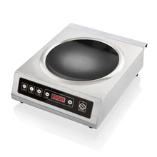 Load image into Gallery viewer, Benchstar Stainless Steel Induction Wok w/ LED Display IW350
