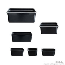 Load image into Gallery viewer, Food Tek Black Poly 1/1 x 65 mm Gastronorm Pan JW-P112B
