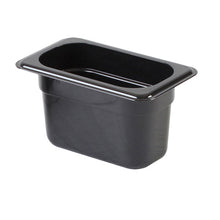 Load image into Gallery viewer, Food Tek Black Poly 1/9 x 100 mm Gastronorm Pan JW-P194B

