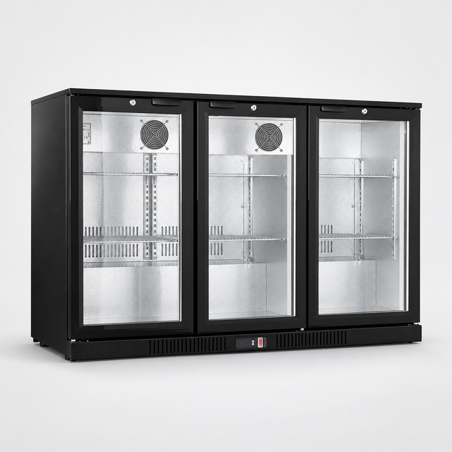 Thermaster LG-330HC fridge — enhanced studio product view