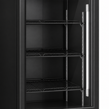 LG-370BP interior shelving detail