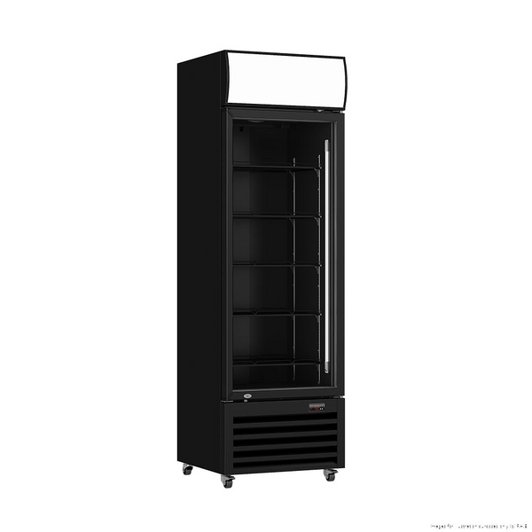 Thermaster LG-540BP Single Glass Door Drinks Fridge 530L – Black