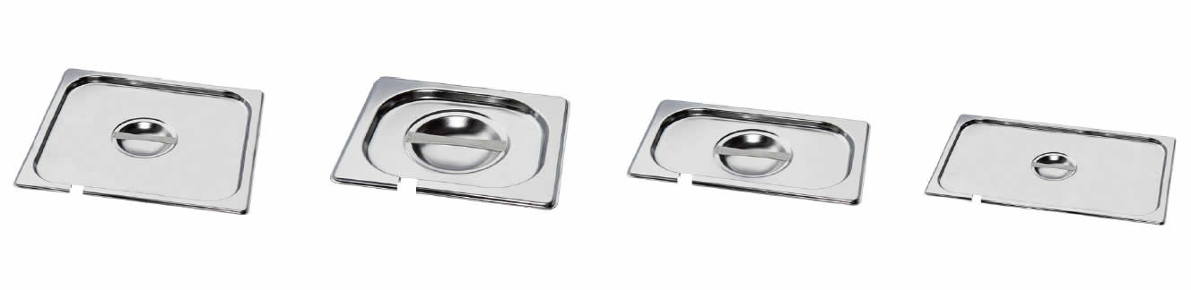 STAINLESS STEEL LIDS WITH CUT FOR SPOON 176 108 P19000
