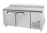 Atosa 2 DOOR PIZZA PREP TABLE FRIDGE 1702 MM MPF8202