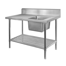 Load image into Gallery viewer, Single Centre Sink Bench &amp; Pot Undershelf SSB6-1500C/A
