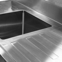 Load image into Gallery viewer, Single Centre Sink Bench &amp; Pot Undershelf SSB6-1500C/A
