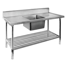 Load image into Gallery viewer, Single Centre Sink Bench &amp; Pot Undershelf SSB6-1500C/A
