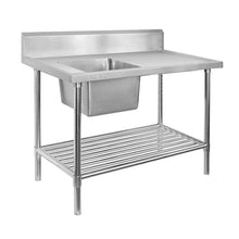 Load image into Gallery viewer, SSB6-2400L/A Single Left Sink Bench with Pot Undershelf
