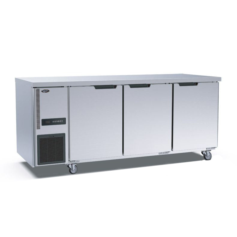 Stainless Steel Triple Door Workbench Freezer - TL1800BT-3D  - Thermaster
