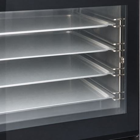 YXD-1AE baking trays and support rails detail