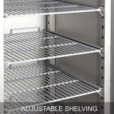 AG 429 Litre Upright Single Stainless Steel Door Freezer