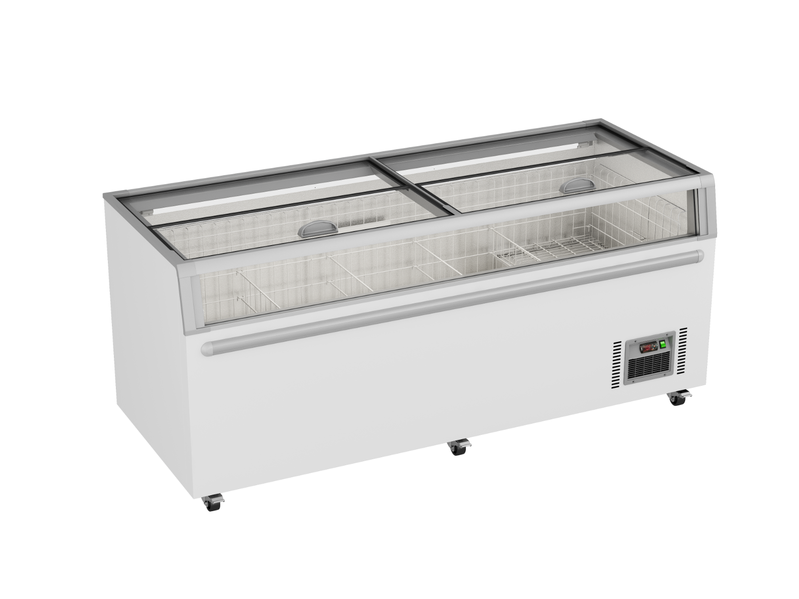Thermaster Supermarket Island Freezer with Glass Sliding Lids ZCD-L210G